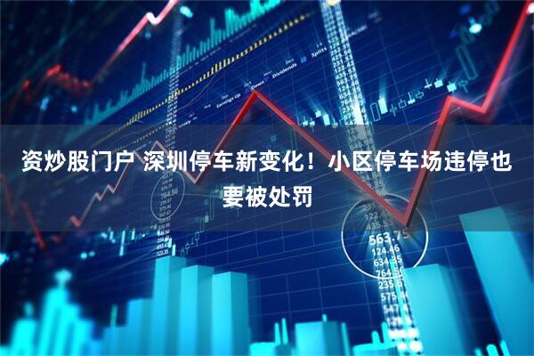 资炒股门户 深圳停车新变化！小区停车场违停也要被处罚
